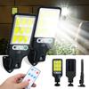 Outdoor Solar LED Lights Waterproof 8000Lumen Super Bright Wall Lamp With Motion Sensor Remote Control Garden Street Light