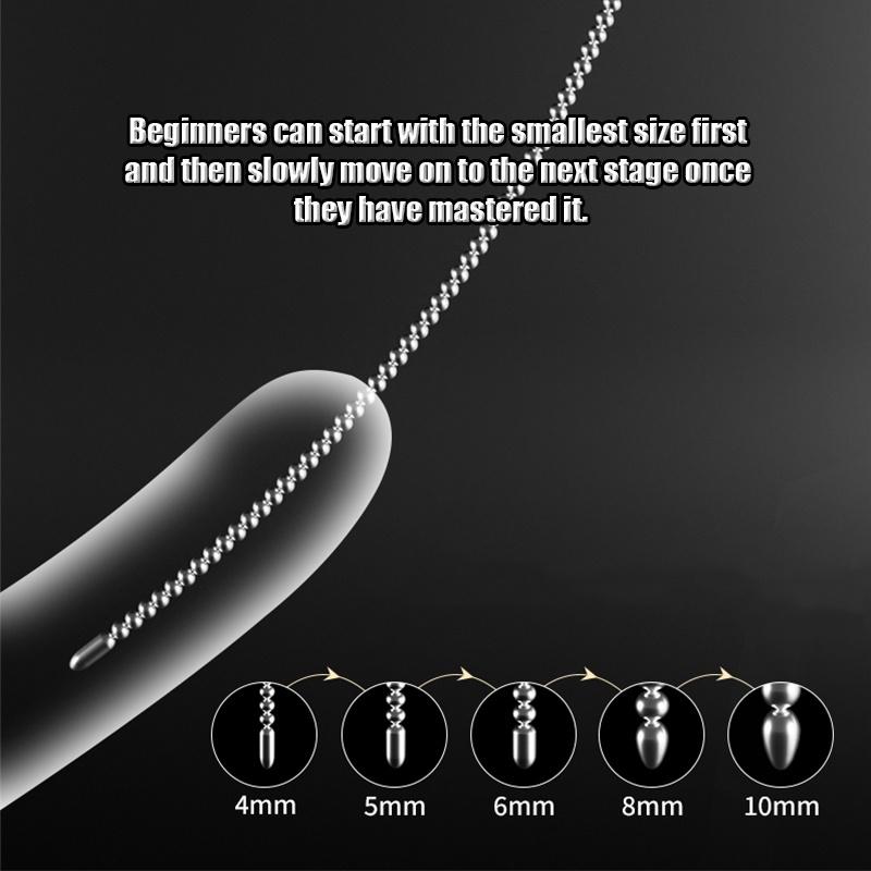 Stainless Steel Urethral Sound Dilators Penis Plug Insert Stimulation Catheter Beads Male Masturbator Sex Toys For Men