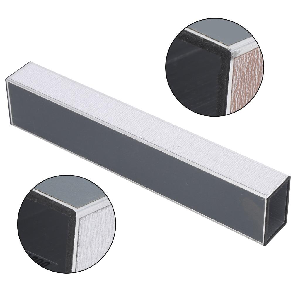 Aluminum alloy +  sandpaper Fret Leveling Beam Sand‑toned Fret Leveling Bar  For Guitar Repair