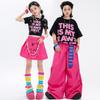 Kids Hip Hop Dance Outfit Girls Boys Jazz Performance Costume Set Streetwear