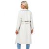Trench Lungo Oversize da Donna Giacca in Ecopelle PU con Cintura Collo a Tacca Classico Vestibilità Larga Capospalla