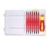 8-in-1 Insulated Screwdriver Set with Hardened Tip and Voltage Testing