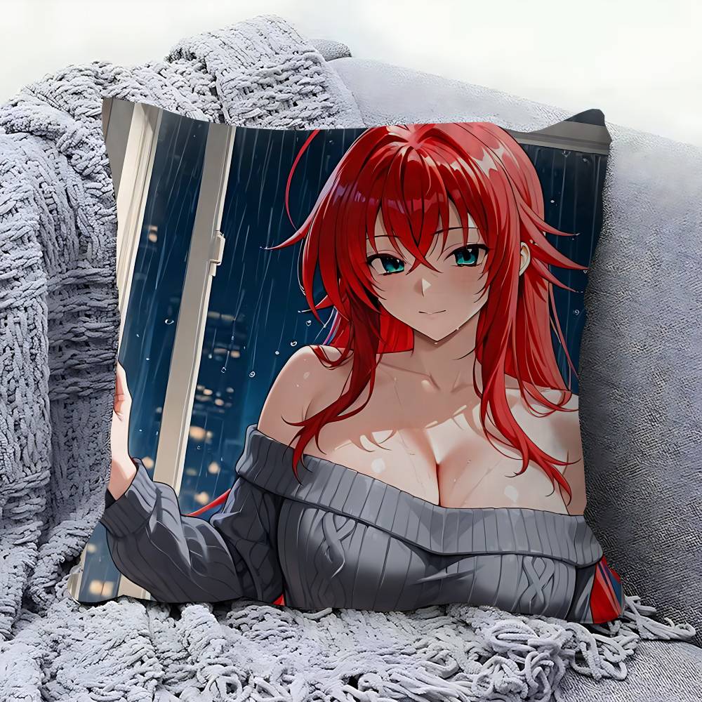 

Anime Rias-Gremory Personalized Pillow Cover Kids Bedroom Wild Party Decor Pillowcase Kid Birthday Shower Gift 12x12Inch