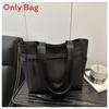 Fashionable Orange Soft Shoulder Bag With Top Zip Closure For Streetwear Look