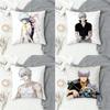 GGintama Anime  Doublesided Printed Square Pillow Cover Decorative Cushion Cover for Sofa Bedroom Bedside