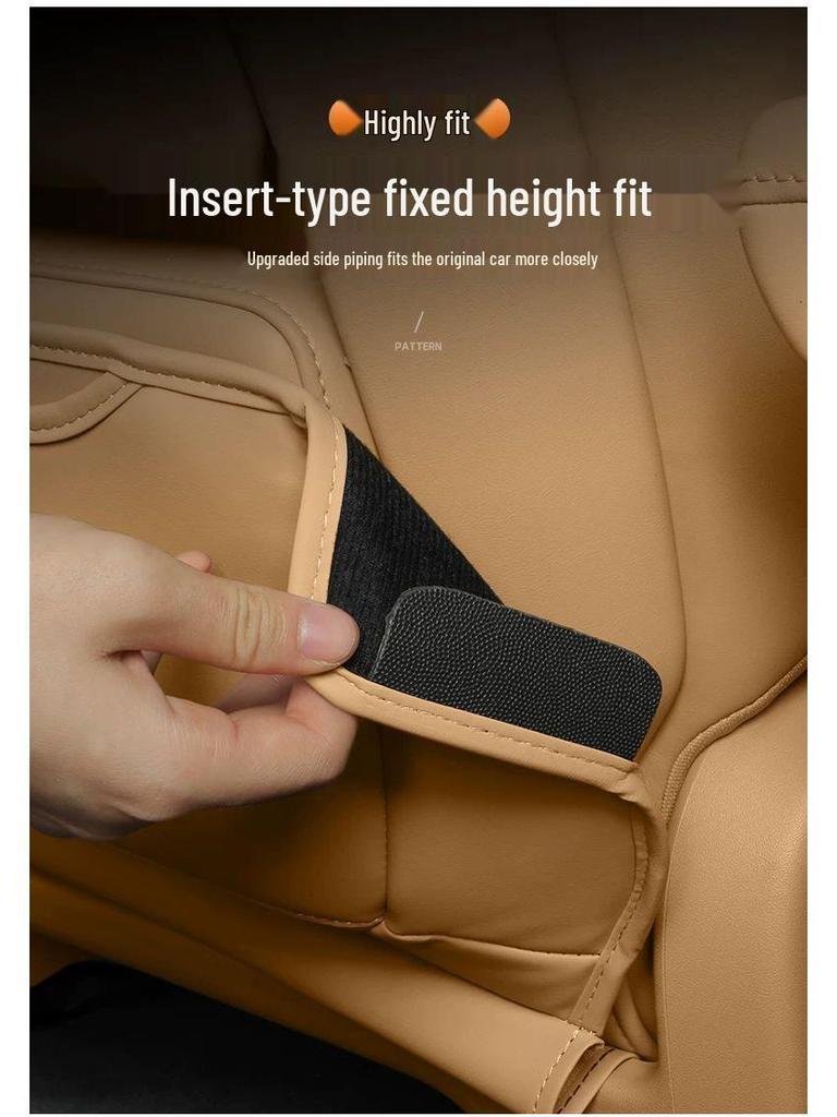 S9 Passenger Side Anti-Kick & Anti-Dirt Mat, Nappa Leather Zero-Gravity Rear Seat Protector