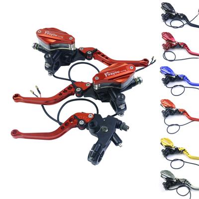Juego de cables de embrague y freno de motocicleta, cilindro maestro hidráulico, palanca de ajuste de 22 mm para msx125 k1200r mt03 drz400 bulicard vespa