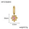 CARLIDANA New Classic Element DIY Charm Necklace Stainless Steel Star Pendant Shiny Rhinestones Fashion Bracelet Earrings