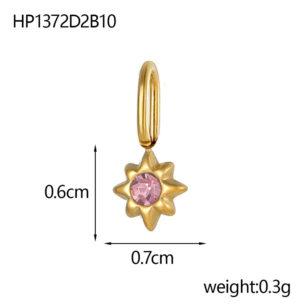 CARLIDANA New Classic Element DIY Charm Necklace Stainless Steel Star Pendant Shiny Rhinestones Fashion Bracelet Earrings