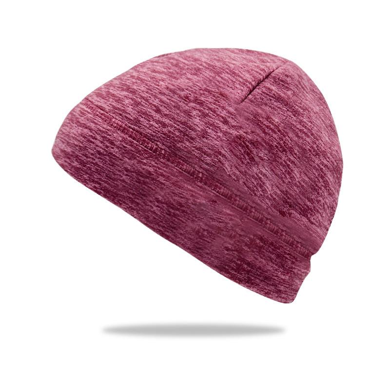 

Winter Autumn Cycling Hat Sweat Absorbing Breathable Helmet Lining Sports Cap Purple