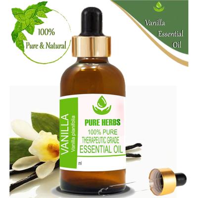 Pure Herbs VANILLA Pure & Natural Planifolia Essential Oil UKZA 684