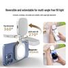Portable Mini Folding Magnetic Selfie Light with Makeup Mirror