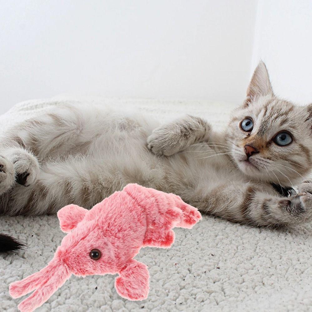 Tanzen Moving Plüsch Elektrische Haustier Spielzeug USB Lade Hunde Interaktive Spielzeug Hummer Katzen Spielzeug Outdoor