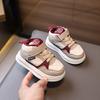 Baby shoes, new autumn and winter children's cotton sneakers, boys' and girls' plush high-top sneakers, warm shoes for toddlers and young children