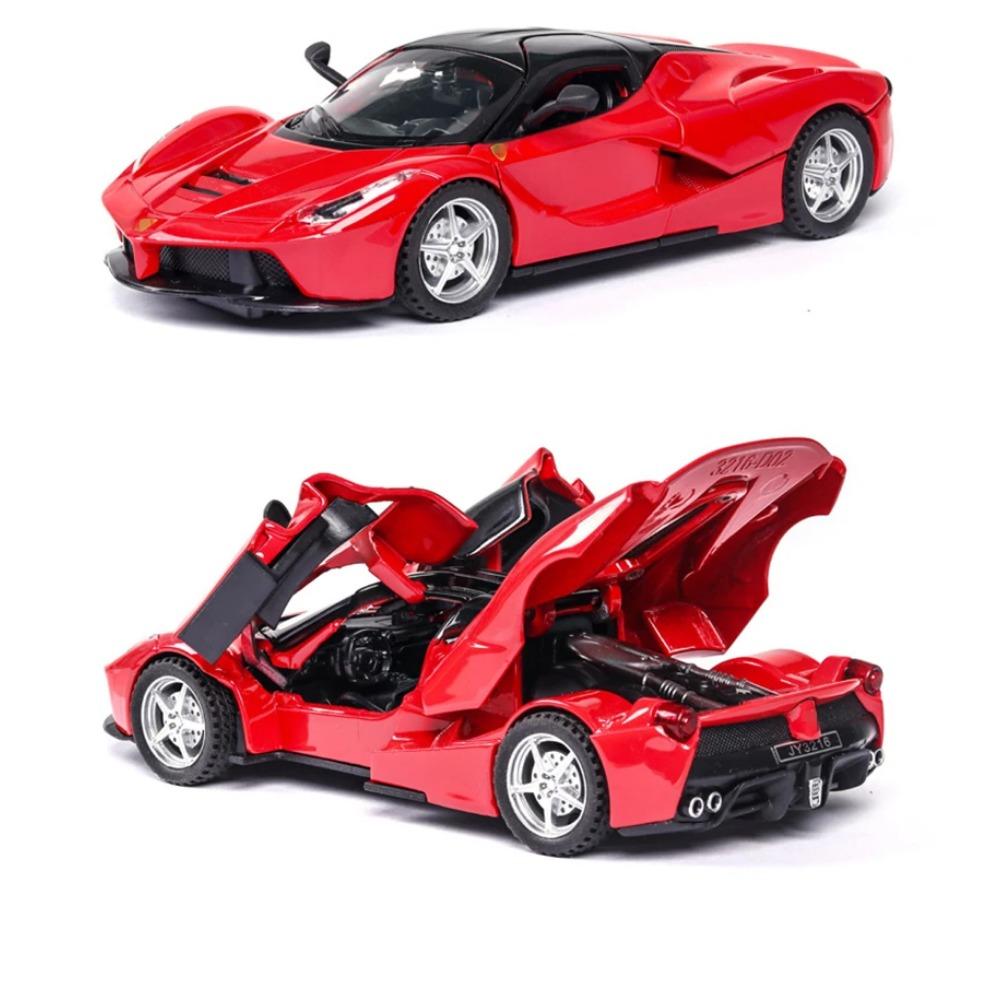 1/32 Laferrari Alloy Sports Car Model Diecasts Metal Toy Vehicles Car Model High Simulation Sound and Light Kids Gifts