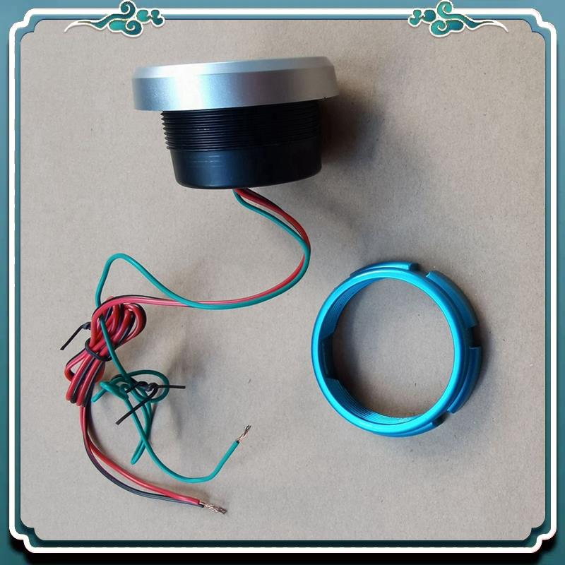 ABTU-52Mm Oil Pressure Gauge Car Digital Meter LED Display Without Sensor Round Digital Oil Gauge как