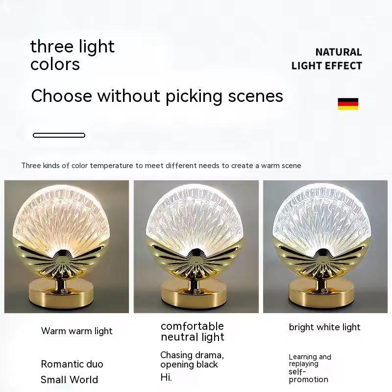 LED European-style bedside lamp decorative lamp Charging touch sensing night light decorative advanced decoration table lamp in