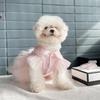 Handmade Pink Pet Princess Dress Small Dog Dress Pet Teddy Original Wedding Solid Colour Skirt Fashionable Dog Clothes Product