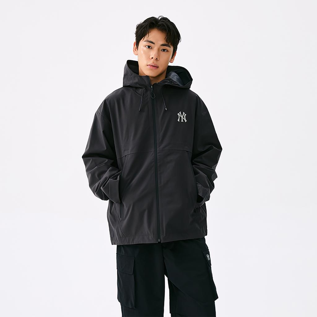 New MLB New York Yankees Basic Collection 25FW Jacket Unisex Dark Charcoal Gray 3AWJB0754-50CGD