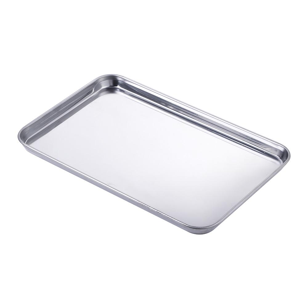 Storage Bread Heavy Duty Rectangle Stainless Steel Sturdy Loaf Pan Cake Dish Cookie Sheets Baking Tray