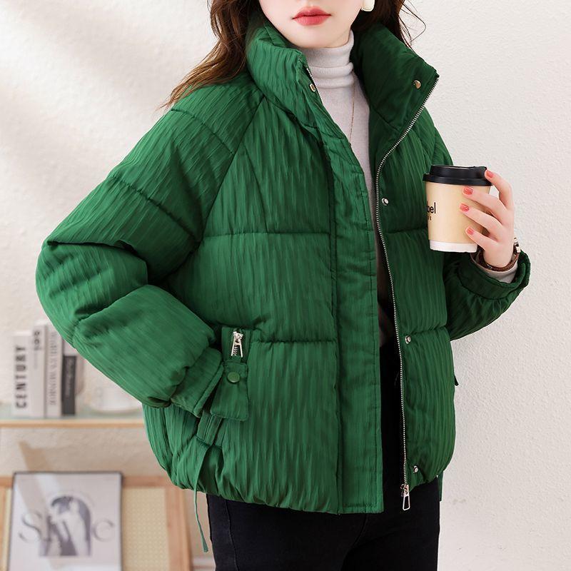 Winter Coat for Women  New Stand Up Collar Down Cotton Fashion Warm Cold Proof Coats Ladies Thick Short Cotton Parka Jackets