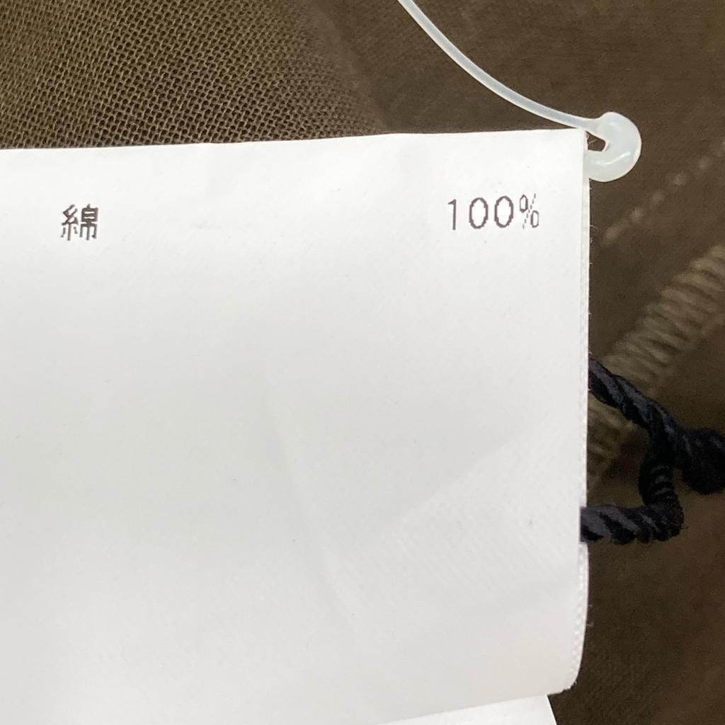 ANAYI [10211714340] Cotton Sheer Shirt Dress 36 BrownUsed