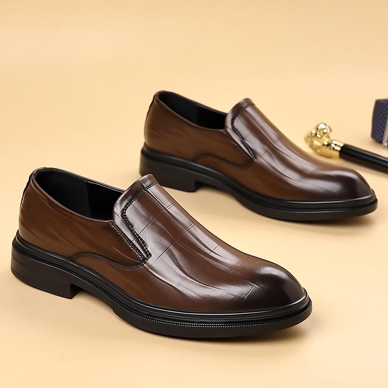 Fashion Stylish Casual Leather Man Loafers New Arrival Mens Casual Shoes Lightweight Business Shoes Handmade Slip on Flats Driving Shoes