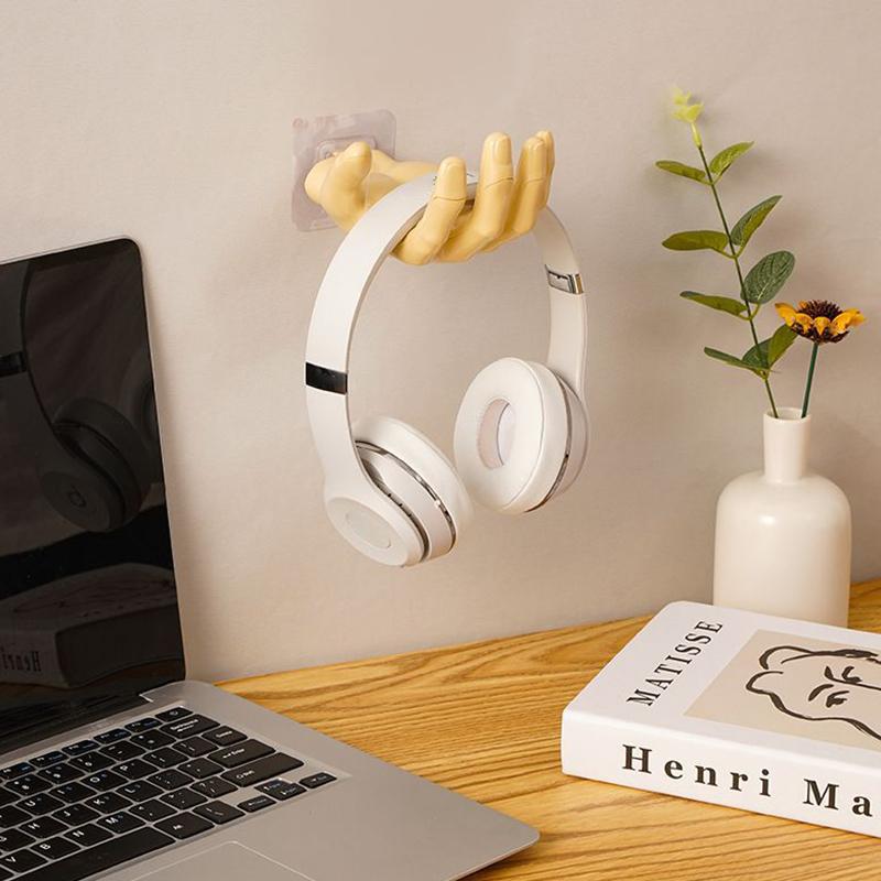 Harz Wandhaken Selbstklebend Handform Haken Ohne Bohren Handflächenförmiger Haken Wandmontiert Multifunktional Für Zuhause Büro