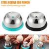Egg Piercer for Raw Eggs Steel Needle Egg Punch Eggs Hole Puncher For Easy Peeling Boiled Eggs Kitchen Essentials U5M5