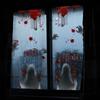 Electrostatic Window Ghost Decal Removable Halloween Bloody Decal  Wall Door