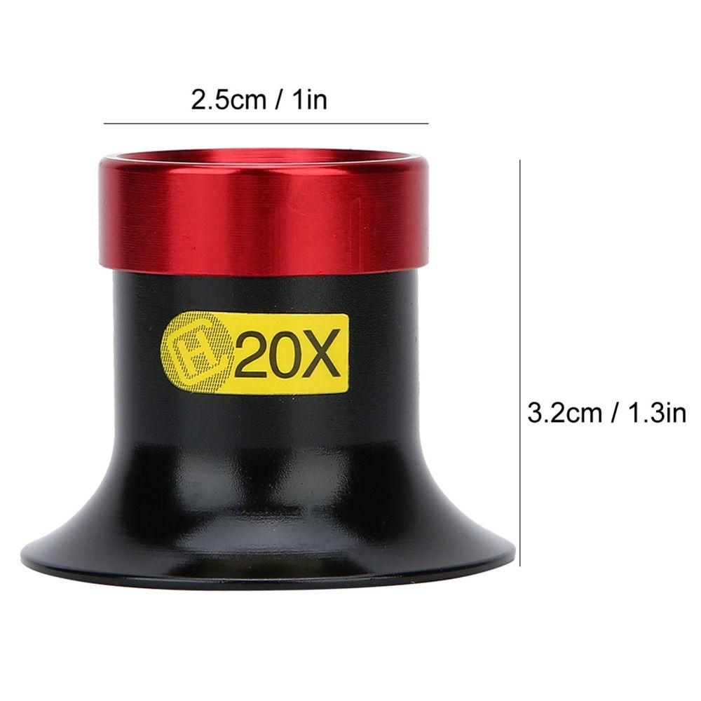 20X Magnification Watch Repairing Tool Aluminum Alloy Watchmaker Loupe Jewelry Repair