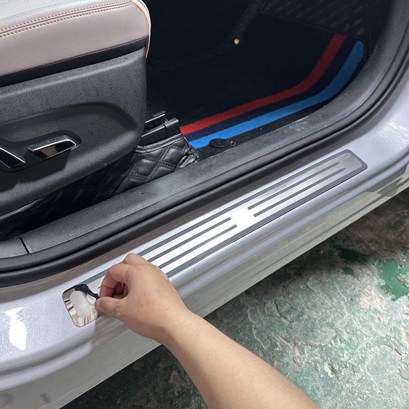 Protection de seuil de porte de voiture universelle ultra-fine Bande de protection de pare-chocs Autocollant