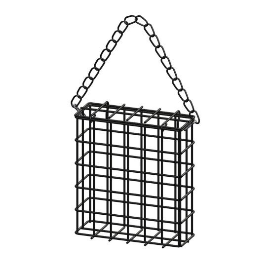 Suet Cage Bird Feeder Outdoor Garden Iron Cages Outside Hanging Suet Feeder Single Suet Cake