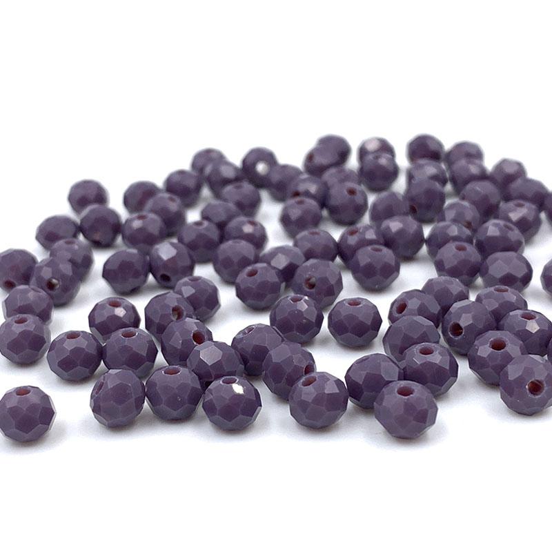 2/3/4/6/8mm Faceted Crystal Beads Bulk Pack - Glass Beads for DIY Bracelets Hairpin Loose Spacer Beads for Jewelry Making