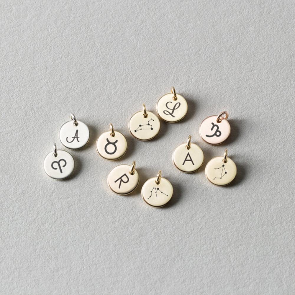 Stainless Steel Bulk Items Jewelry Findings Gold Necklace Personalized Custom Charms Pendant Making Supplies Designer Charms