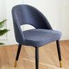 1/2/4/6Pc Curved Chair Cover Hollow Back Jacquard Arc Armchair Covers Dining Chair Covers Spandex Home Bar Hotel House De Chaise