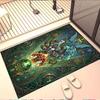 Ben 10 Cartoon Print Rug, Washable Floor Carpet, For Entryway Dorm Laundry Room Office Study, Home Decor Birthday Christmas Gift