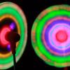 Handheld LED Music Windmill Stick Rainbow Flashing Light Up Rotating Toys Funny Colorful visual effects Plaything for Kids Party