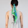 URNAVY Memory of Ocean Scarf Green