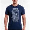 Octopus white outline TShirt Summer Casual Cotton Tee Oversized Streetwear Tops Vintage Graphic Print Unisex Unisex Unisex