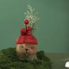 Decorative Christmas Character Sculpture Santa Claus Gnome Bear Design Tabletop Sculpture Christmas Party Decor