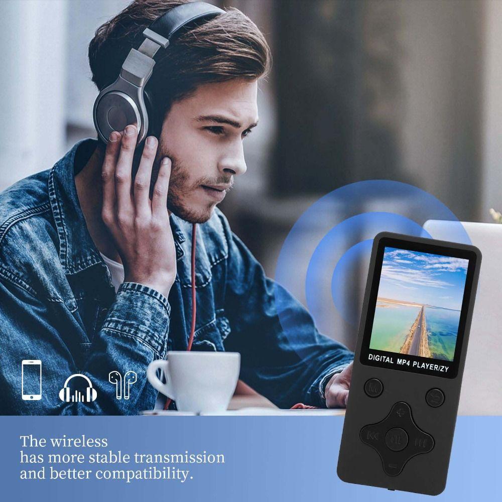 Solid Color Student MP3 Long Strip Mini Music Player Portable MP4 Music Player  Men Women
