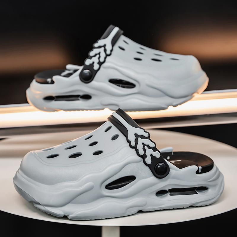 Fashion Unisex Summer 5.0 Soft EVA Indoor Slippers Fashionable Casual Beach Vacation Anti-Slip Plus Size Flip Flops For Couples