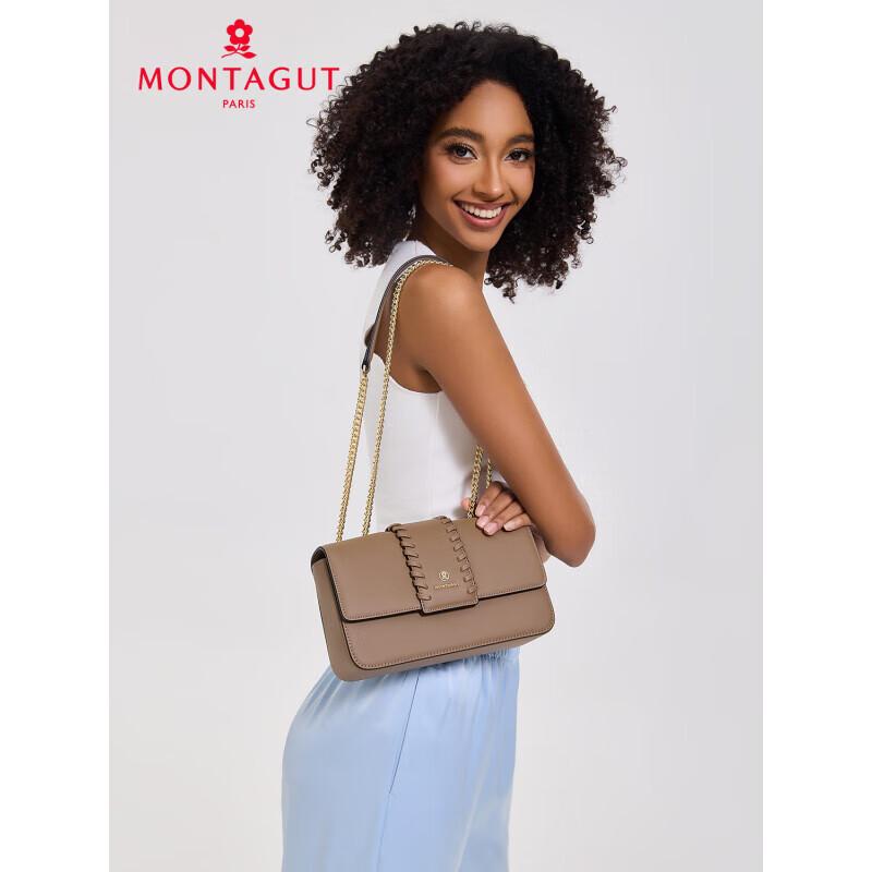 Montagut Women s Genuine Leather Chain Shoulder Bag