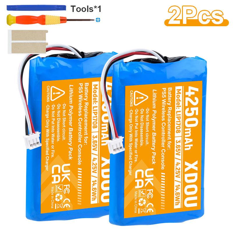 4250mAh PS5 PS 5 Wireless Controller Battery for Sony Playstation 5 LIP1708 Dualsense Gamepad Controller CFI-ZCT1W CFI-ZCT1J