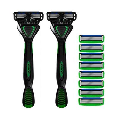 Dorco Pace6 Tıraş Makinesi 2 Saplı + 8 Kartuşlu Set