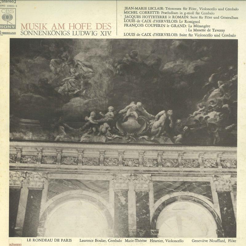 

LP Record - Music at the court of Louis XIV SONC10901S CBS SONY Japan Classical Used