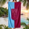 Aston Villa Fotbalový Plážový Ručník Měkký Mikrovláknový Letní Ručník Rychleschnoucí Absorpční Ručník na Pláž, Bazén, Cestování