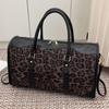 Large Capacity Handbag 2025 Personalized Leopard Print Spring and Summer New Shoulder Bag Fashion Versatile Travel Bag Underarm Women's Bag