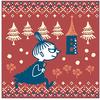 Marushin Moomin Little My Cushion Cover, Approx. 45 X 45cm, On the Way Home, 1545000300